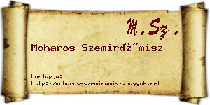 Moharos Szemirámisz névjegykártya